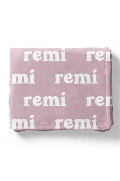 Violet Tones Personalized Color Blanket