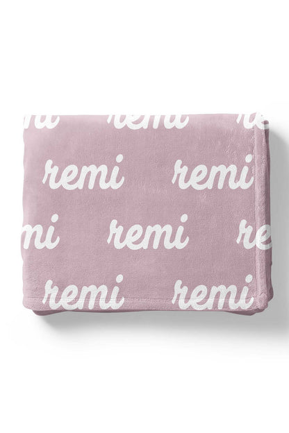 Violet Tones Personalized Color Blanket