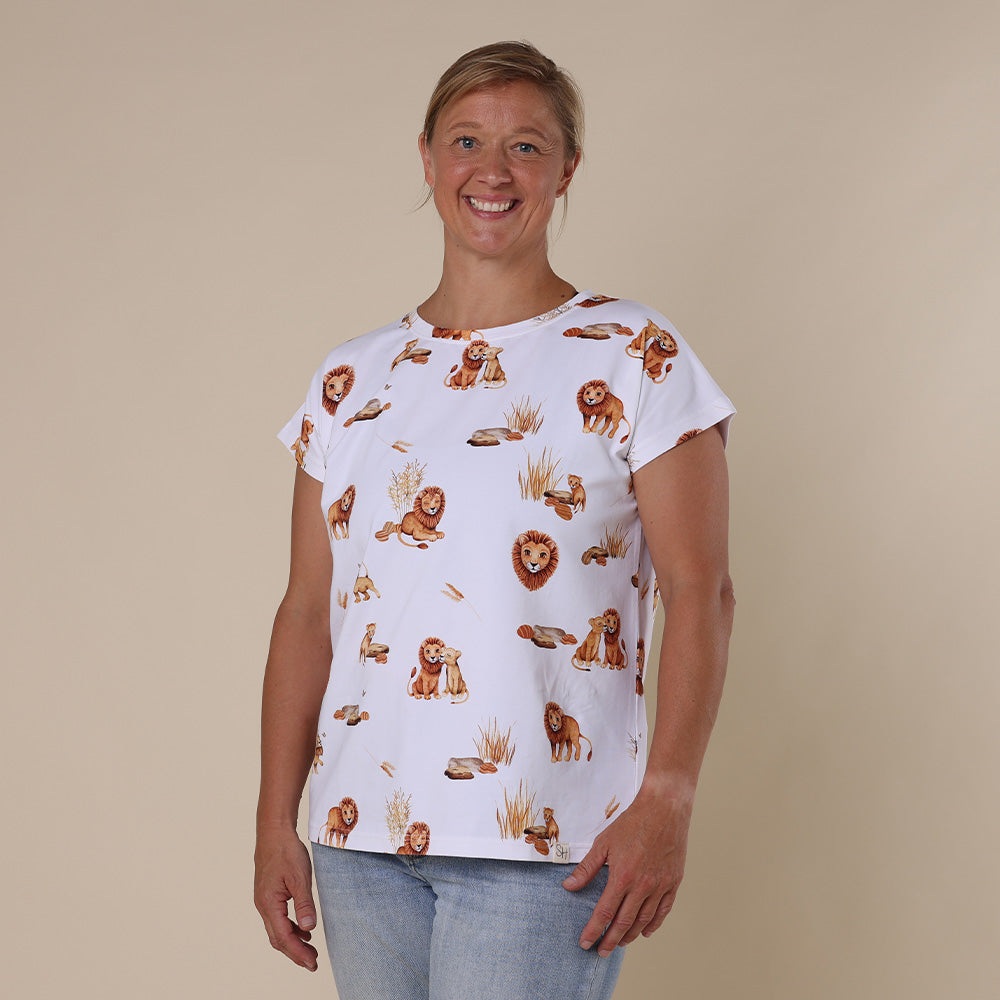Lion Organic Womens T-Shirt