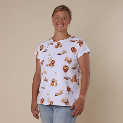 Lion Organic Womens T-Shirt