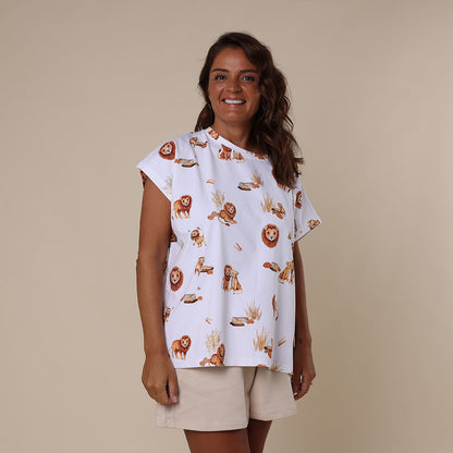 Lion Organic Womens T-Shirt