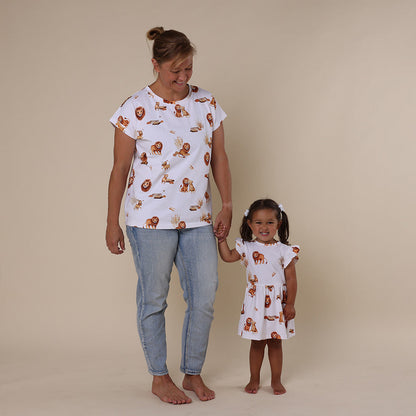 Lion Organic Womens T-Shirt