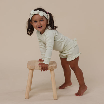 Honeydew Long Sleeve Organic Bodysuit