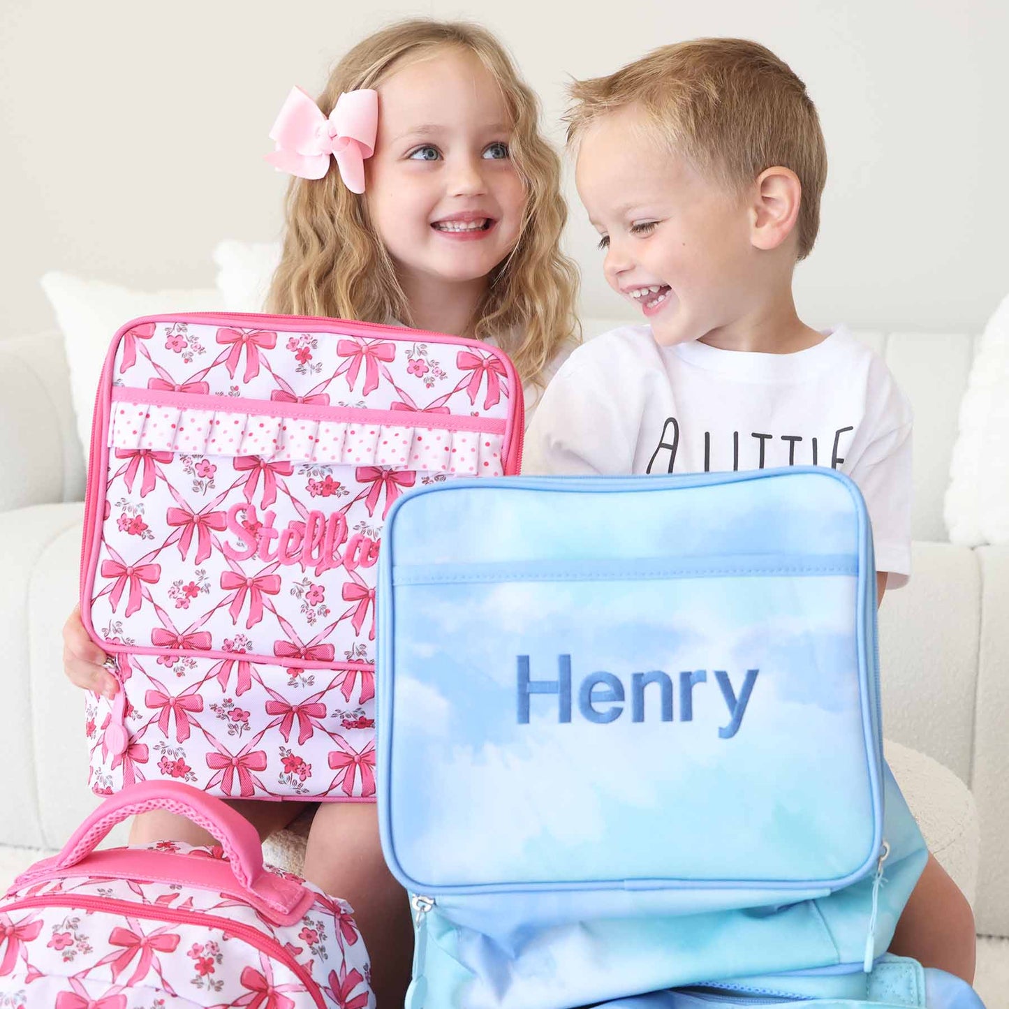 Kids Embroidered Lunchbox | Tie-Dye Skies