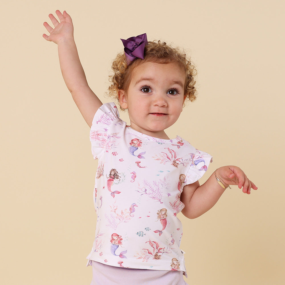 Mermaid Organic T-Shirt with Frill