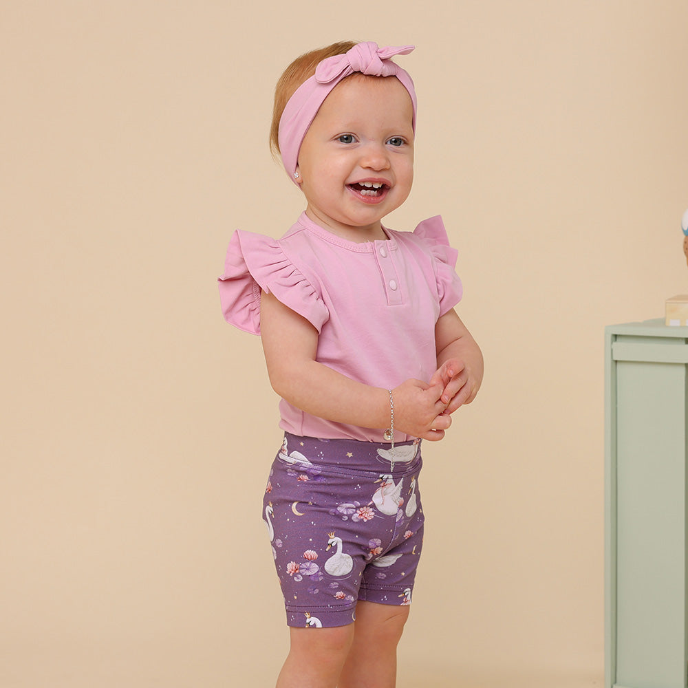 Midnight Swan Organic Bike Shorts