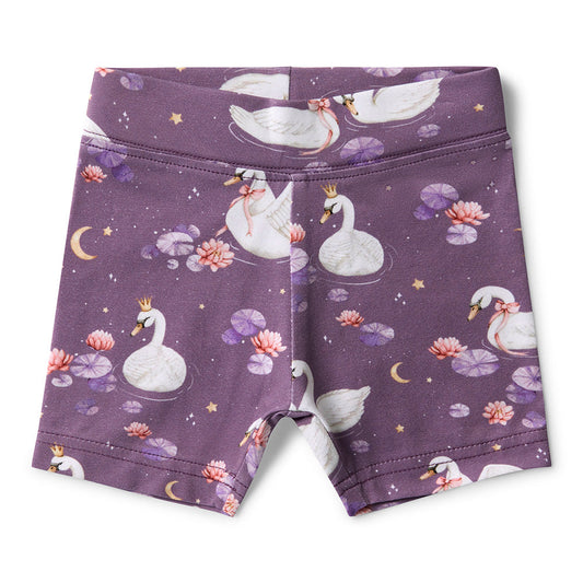 Midnight Swan Organic Bike Shorts
