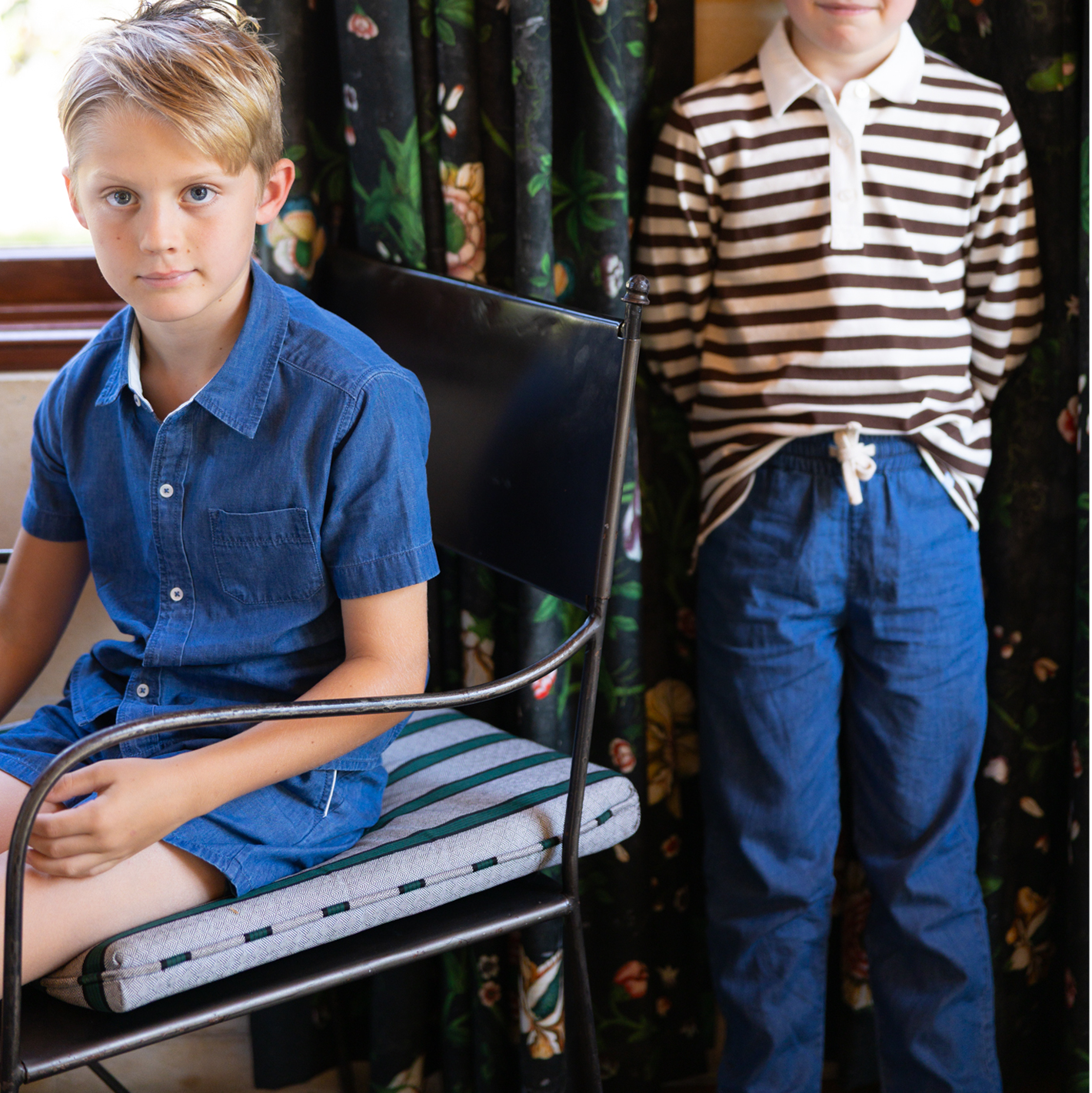 boys chambray pant