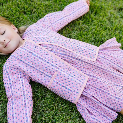 girls rosa vine quilted jacket
