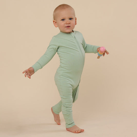 Mint Organic Snugglesuit Convertible Romper