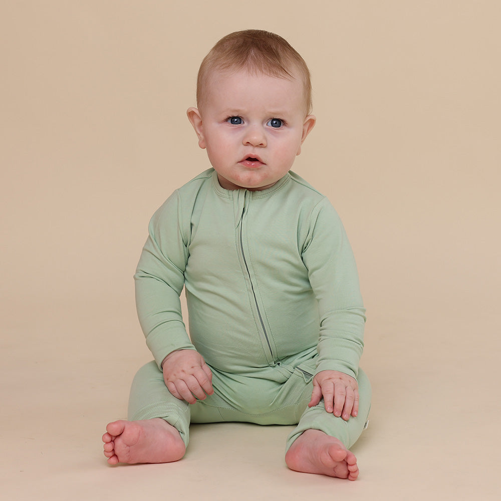 Mint Organic Snugglesuit Convertible Romper