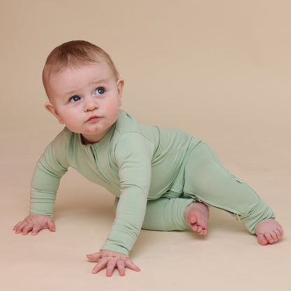 Mint Organic Snugglesuit Convertible Romper