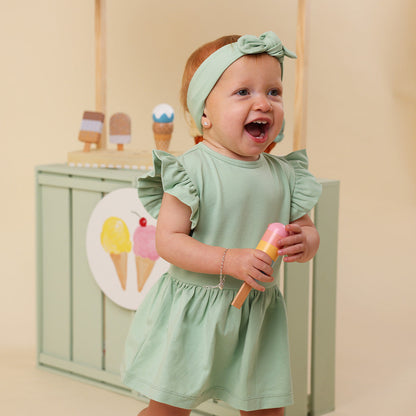 Mint Short Sleeve Organic Dress