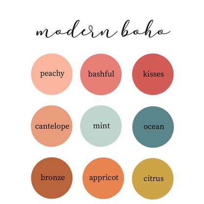 Modern Boho Personalized Color Blanket