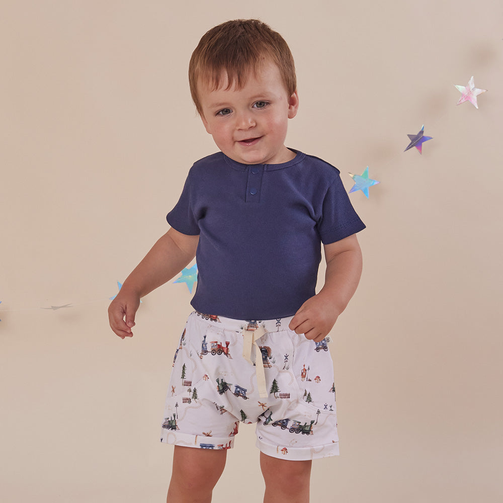Moonlight Short Sleeve Organic Bodysuit