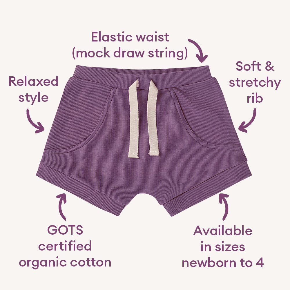 Mulberry Organic Shorts