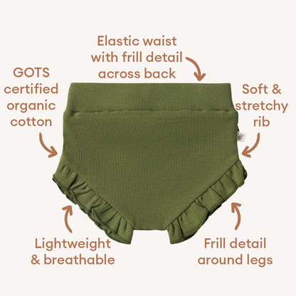 Olive Organic Bloomers