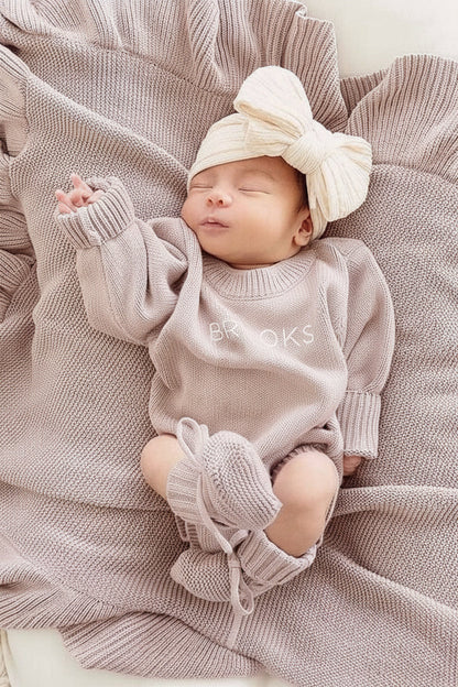 Personalized Printed Knit Sweater Bubble | Iris