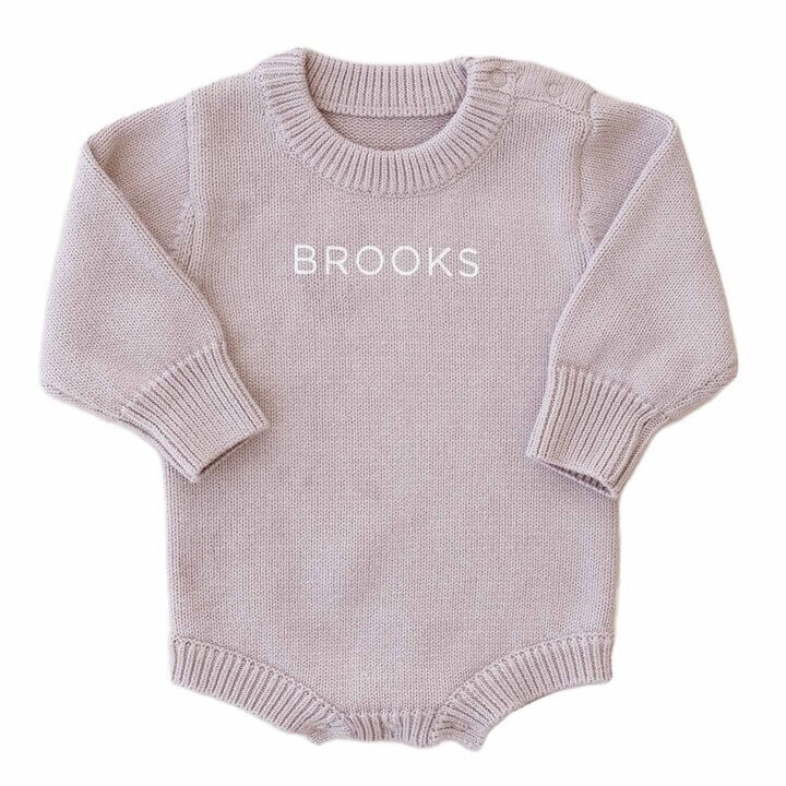 Personalized Printed Knit Sweater Bubble | Iris