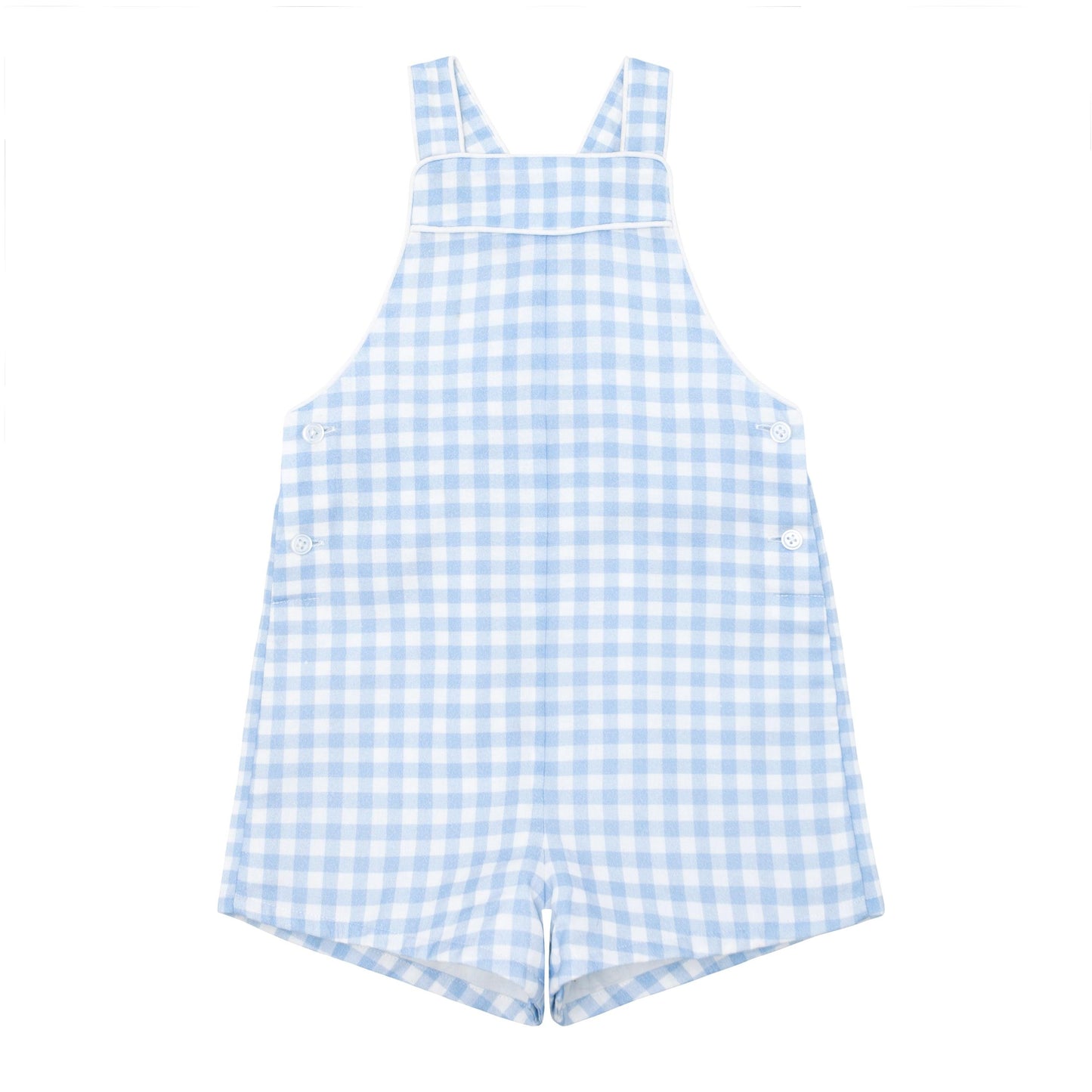 baby boys oasis blue gingham overall