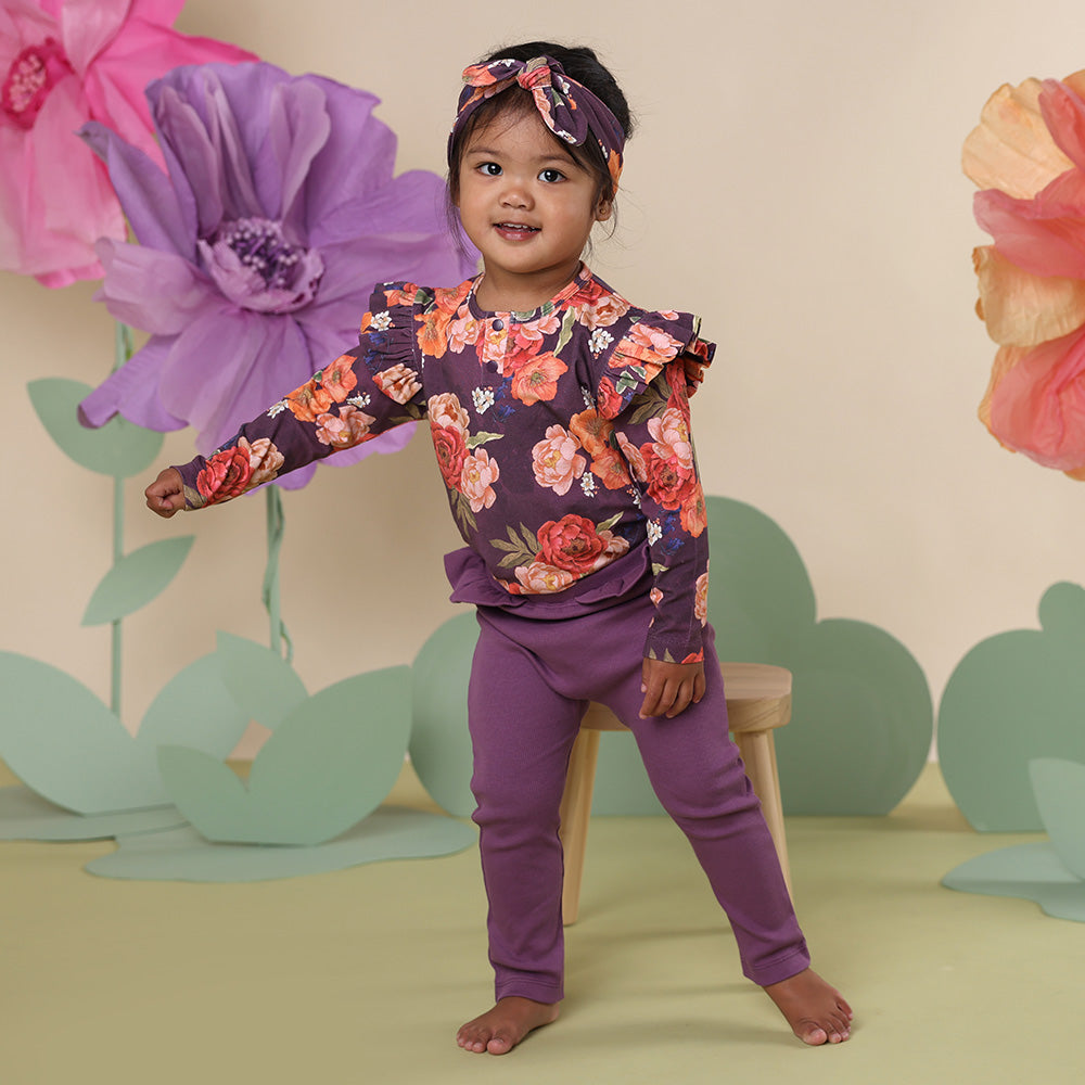 Mulberry Organic Pants with Frill (Limited Style)