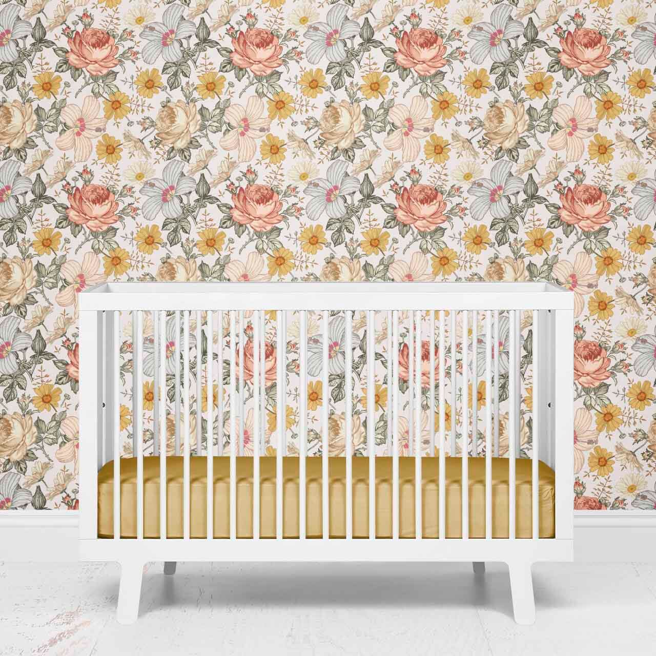 Peyton's Vintage Floral Removable Wallpaper