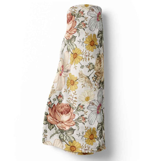 Peyton's Vintage Floral Blanket