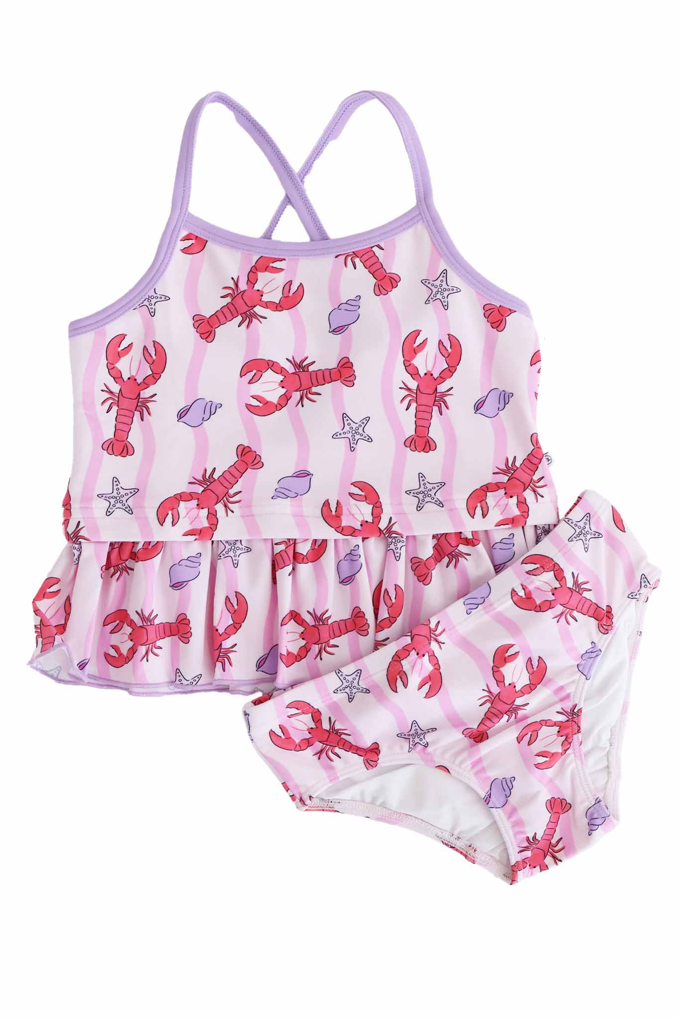 Two Piece Strappy Tankini | Pinch Me Pink