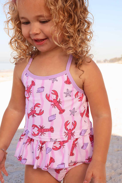 Two Piece Strappy Tankini | Pinch Me Pink