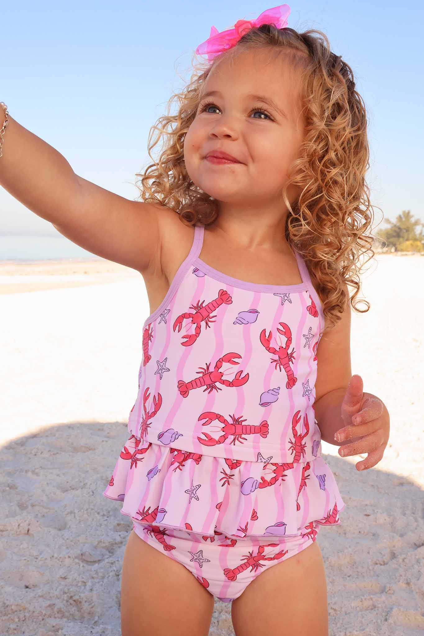 Two Piece Strappy Tankini | Pinch Me Pink