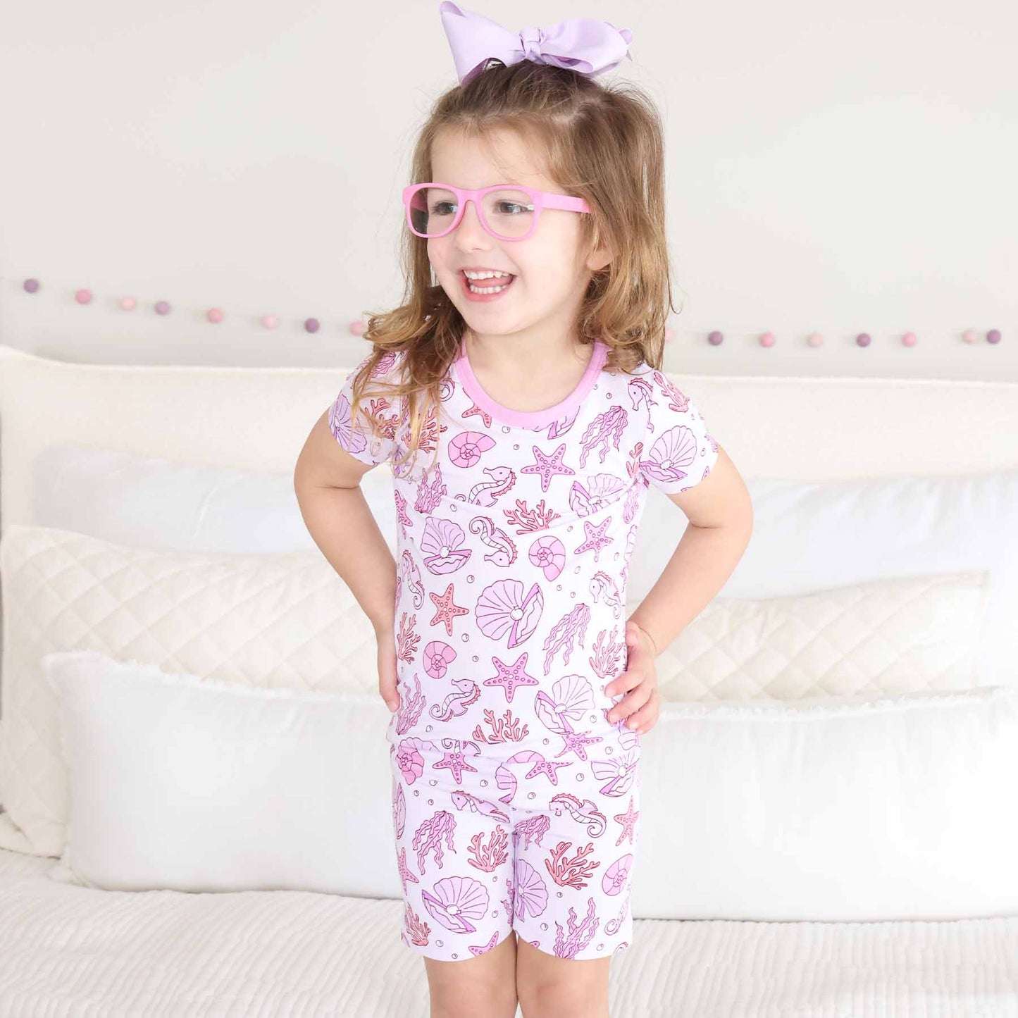 Large Ribbon Bow With Clip | Lilac