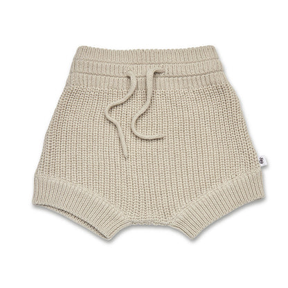 Pistachio Organic Cotton Knit Shorts