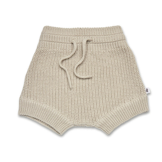 Pistachio Organic Cotton Knit Shorts