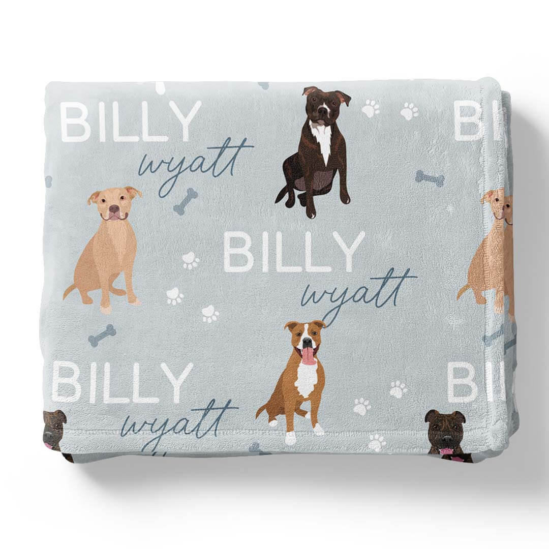 Personalized Kids Blankets | Dog Breeds