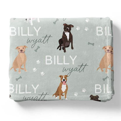 Personalized Kids Blankets | Dog Breeds