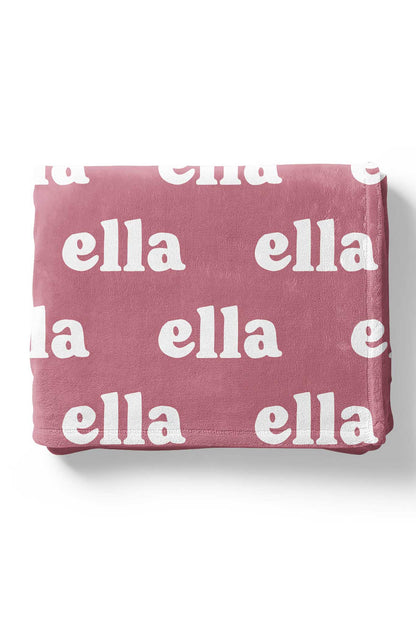 Violet Tones Personalized Color Blanket