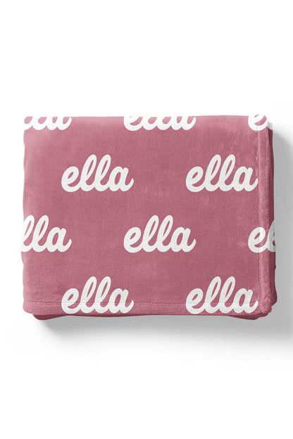 Violet Tones Personalized Color Blanket