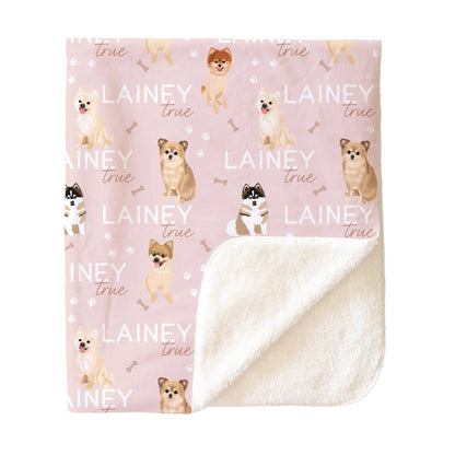 Personalized Kids Blankets | Dog Breeds