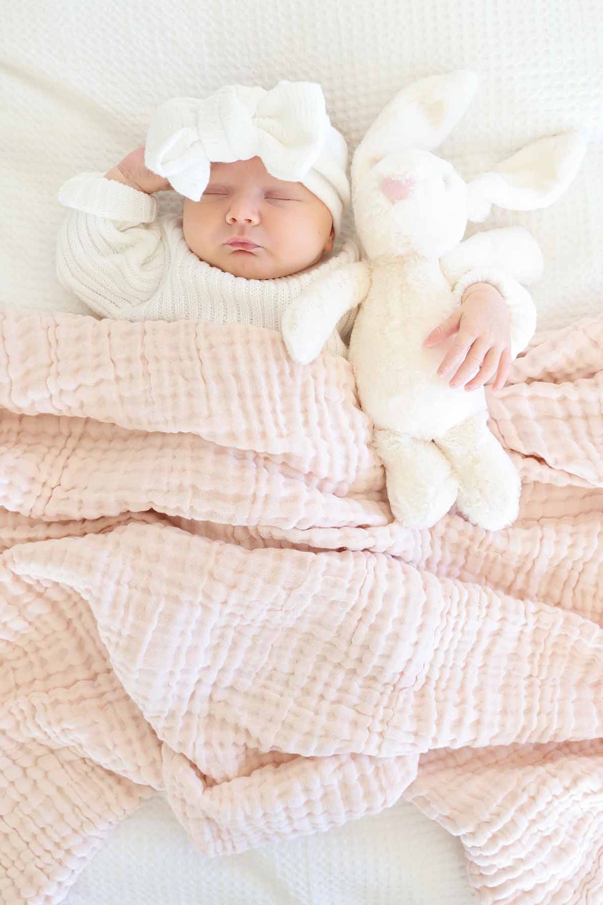 Organic Cotton Gauze Swaddle Blanket | Primrose