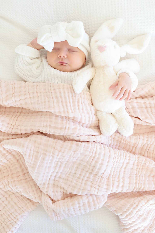 Organic Cotton Gauze Swaddle Blanket | Primrose