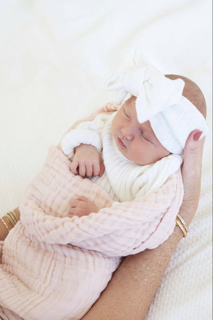 Organic Cotton Gauze Swaddle Blanket | Primrose