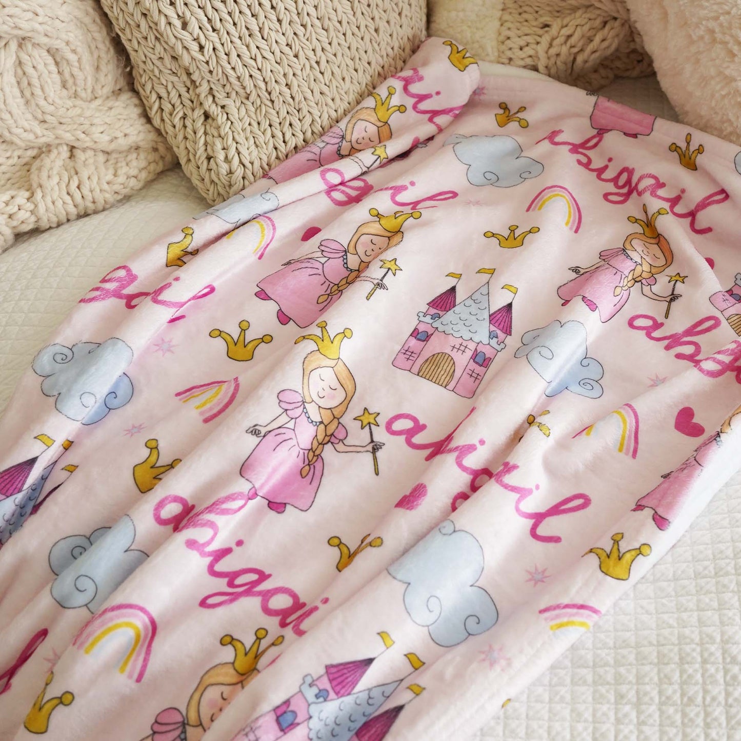 Once Upon A Time Personalized Kids Blanket