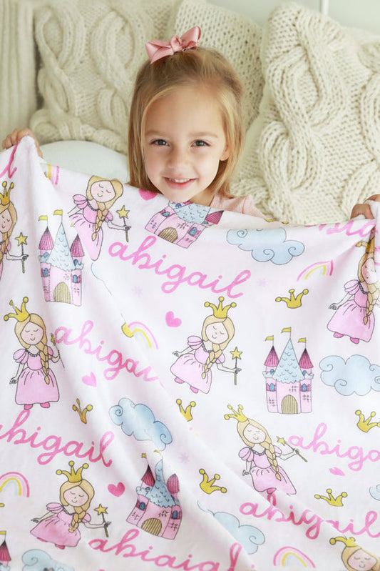 Once Upon A Time Personalized Kids Blanket
