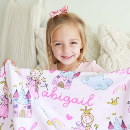 Once Upon A Time Personalized Kids Blanket
