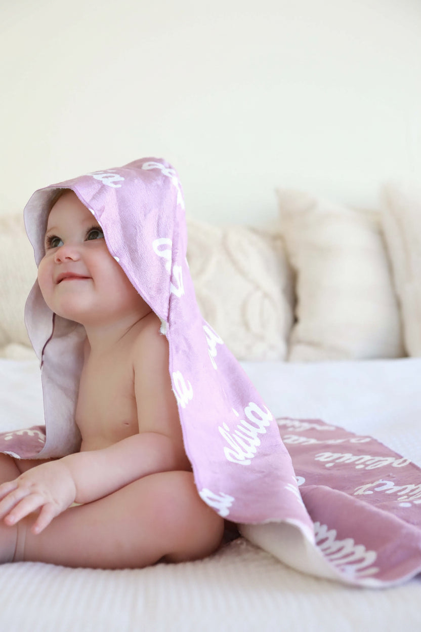Personalized Hooded Towel | Solids