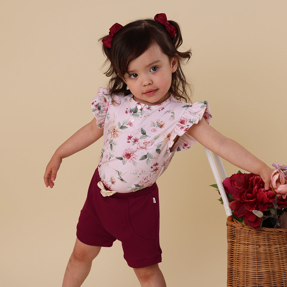 Raspberry Organic Shorts