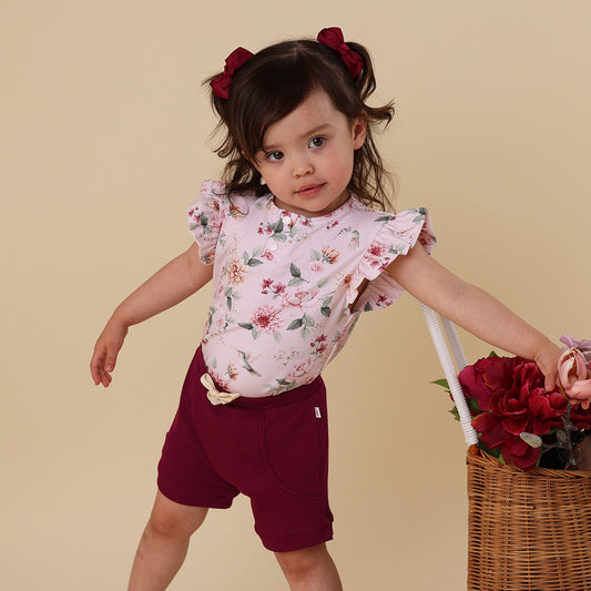 Raspberry Organic Shorts