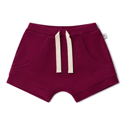 Raspberry Organic Shorts