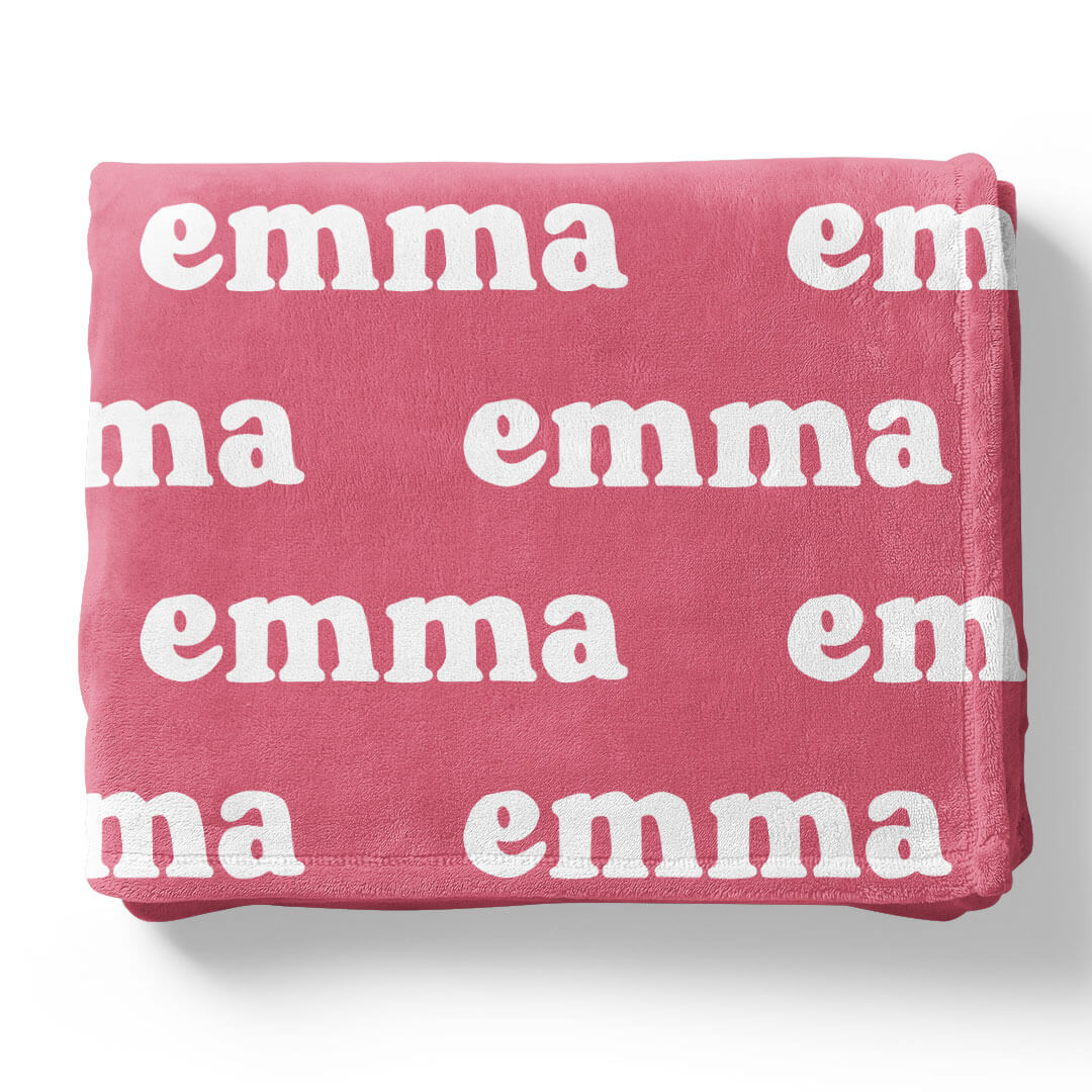 Rose Blossom Personalized Color Blanket