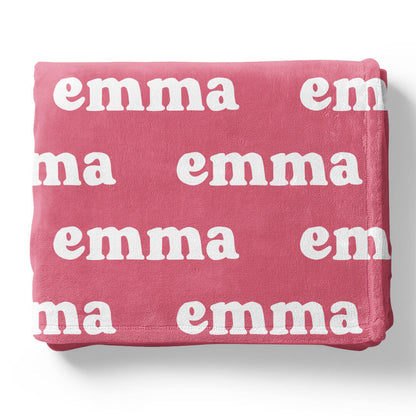 Rose Blossom Personalized Color Blanket